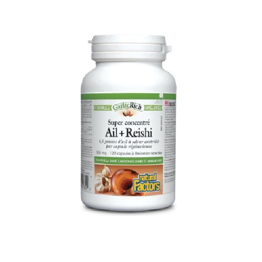 Ail+Reishi Natural Factors (120 capsules)
