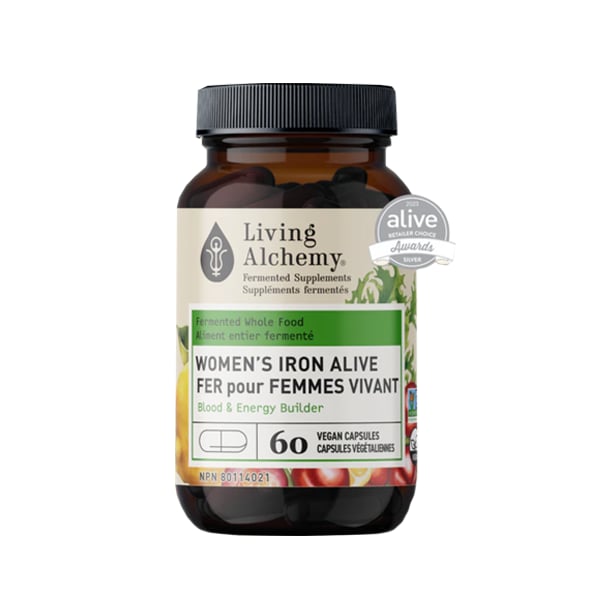 FER Vivant pour FEMMES Living Alchemy (60 capsules)