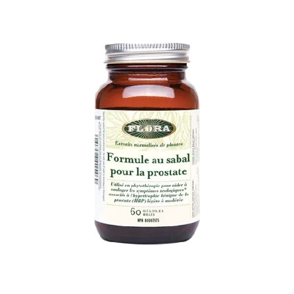 Formule au sabal pour la prostate Flora (60 gélules)