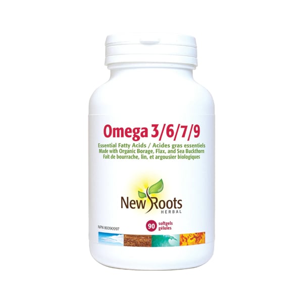 Oméga 3/6/7/9 New Roots (90 gélules)