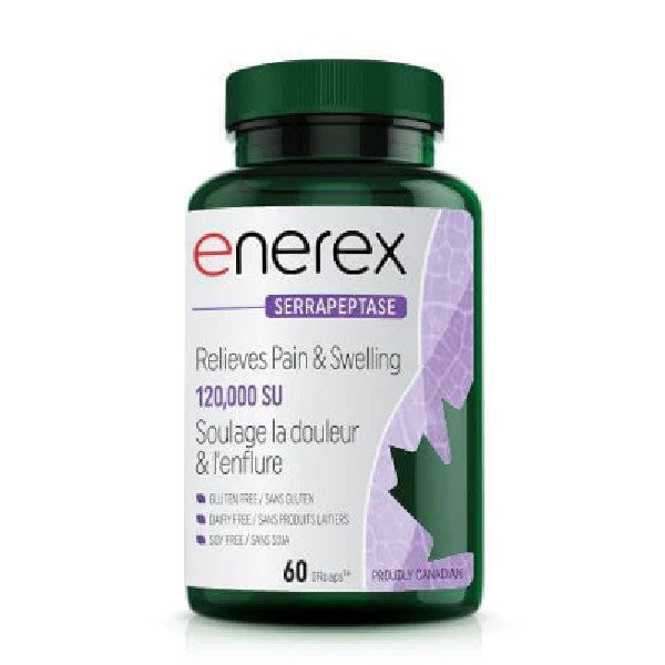 Serrapeptase 120,000 SU Enerex (60 capsules)