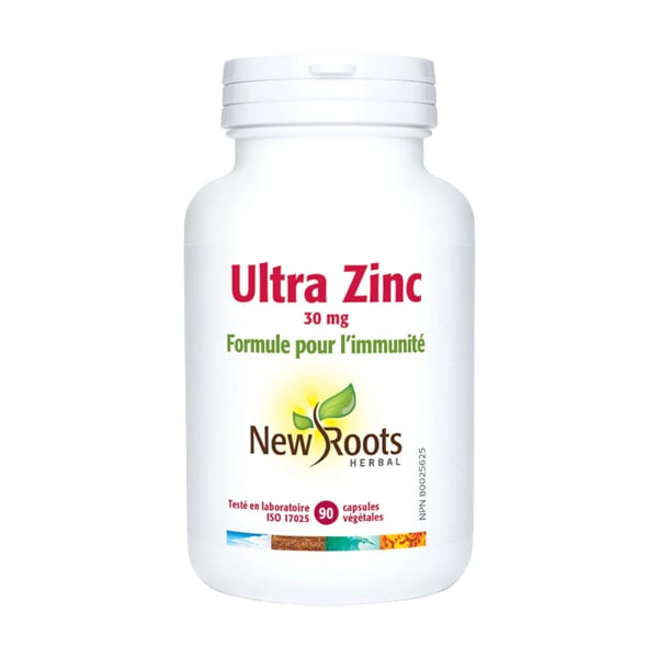 Ultra Zinc 30 mg New Roots (90 caps)