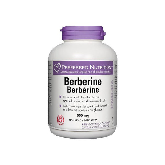 Berbérine-Preferred Nutrition (120 capsules)