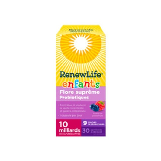 Flore Suprême enfants RenewLife (30 comprimés à croquer))