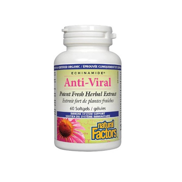 Anti-Viral Echinamide Natural Factors (60 gélules)